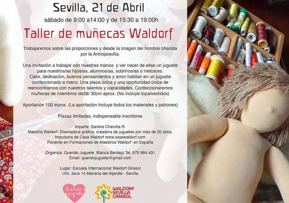 Workshop Waldorf dolls 21st April_Sandra Chandia